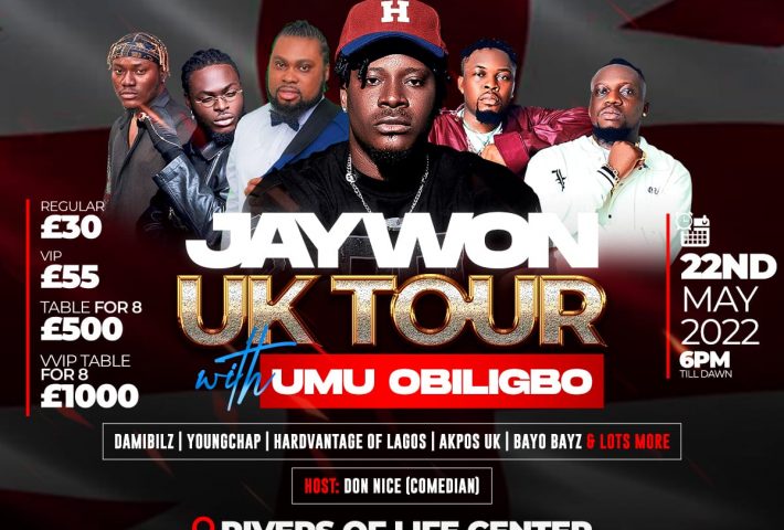 JAYWON & UMU OBILIGBO – UK TOUR