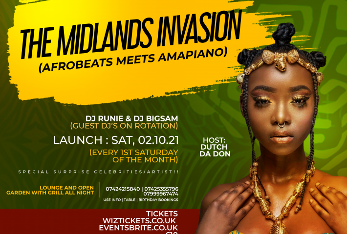 THE MIDLANDS INVASION (AFROBEATS MEETS AMAPIANO)